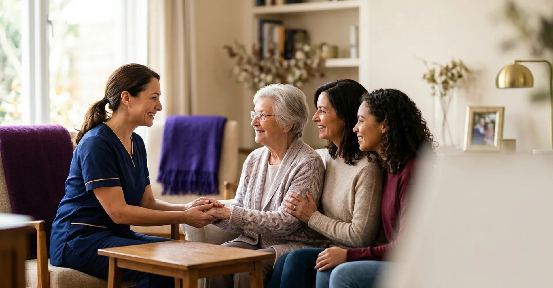 A warm, welcoming setting representing the people behind Ohanacare Solutions